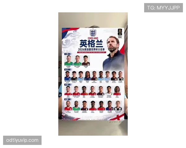 2026世界杯英格兰队阵容预测：凯恩领衔三狮军团能否冲击冠军